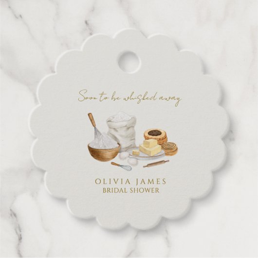 Bruiloftsfeestje dat binnenkort wordt weggevoerd bedankjes labels (Voorkant)