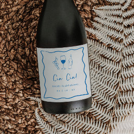 Bruiloftsfeestje Dolce Vita Wijn Etiket