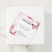 Bruiloftsfeestje 'Een Leven Vol Vlinders' Bedankjes Labels (In situ)