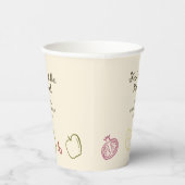 Bruiloftsfeestje Fresh Off The Market Papieren Bekers (Rechts)