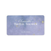 Bruiloftsfeestje Geschreven in de Sterren Etiket (Voorkant)