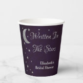 Bruiloftsfeestje 'Geschreven in de sterren' Papieren Bekers (Voorkant)