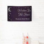 Bruiloftsfeestje 'Geschreven in de sterren' Spandoek (Insitu)