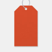 Bruiloftsfeestje Halloween in oktober Cadeaulabel (Achterkant)
