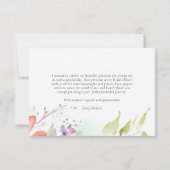 Bruiloftsfeestje 'Hij geeft me vlinders in mijn bu Bedankkaart (Achterkant)