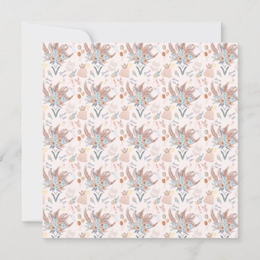 Bruiloftsfeestje Lingerie & Lattes Save The Date (Achterkant)