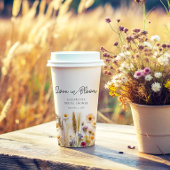 Bruiloftsfeestje Love in Bloom Papieren Bekers