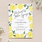 Bruiloftsfeestje Main Squeeze Lemon Kaart