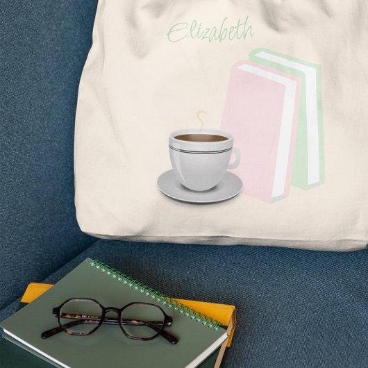 Bruiloftsfeestje met thee en boeken tote bag