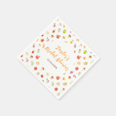 Bruiloftsfeestje Oogst Herfst Servet (Hoek)