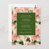 BRUILOFTSFEestJE | Ouderwetse Koolrozen Briefkaart (Voorkant / Achterkant)