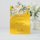 Bruiloftsfeestje Roos Geschilderde Bloem Waterverf Kaart (Staand voorkant)