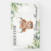 Bruiloftsfeestje Spandoek (Verticaal)