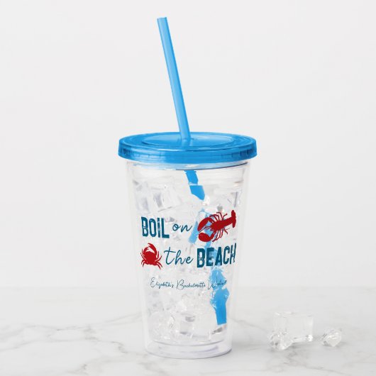 Bruiloftsfeestje voor kandidate met kookfeest voor acryl drinkbeker (Voorkant ijs)