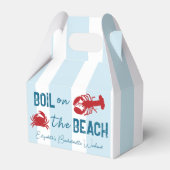 Bruiloftsfeestje voor Koken van Zeevruchten Bedankdoosjes (Voorkant Zijde)