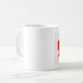 Bruiloftsfeestlint Koffiemok (Voorkant links)