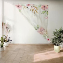 Bruiloftsfoto-achtergrond Bloemen Landelijke Houte