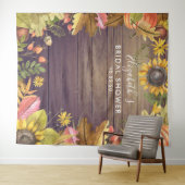 Bruiloftsfoto-achtergrond herfstbladeren pompoen wandkleed (In Situ (horizontaal))