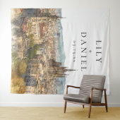 Bruiloftsfotobehang Barcelona Wandkleed (In Situ (horizontaal))