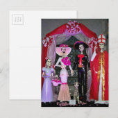 Bruiloftsgemeenschap Uitnodiging Briefkaart (Voorkant / Achterkant)