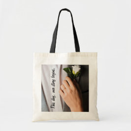 Bruiloftsgeschenk Canvas tas