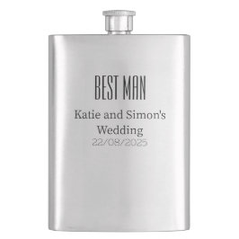 Bruiloftsgeschenk Groomsman Heupfles