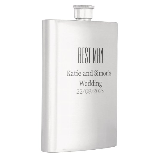 Bruiloftsgeschenk Groomsman Heupfles (Rechts)