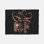 Bruiloftsgeschenk voor moeder bruid Moeder van de  Fleece Deken (Voorkant (Horizontaal))
