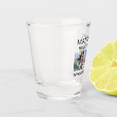 Bruiloftsgeschenk voor vrijgezellenfeest in Miami  Shot Glas (Links)