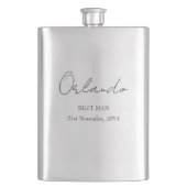 Bruiloftsgeschenken Beste Man Flacon (Voorkant)