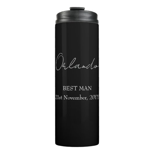 Bruiloftsgeschenken Beste Man Thermosbeker (Voorkant)