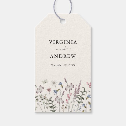 Bruiloftsgeschenklabel landelijk cadeaulabel (Voorkant)