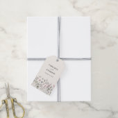 Bruiloftsgeschenklabel landelijk cadeaulabel (Met Touw)