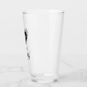 Bruiloftsglas voor vrijgezellenfeest glas (Links)