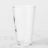 Bruiloftsglas voor vrijgezellenfeest glas (Links)