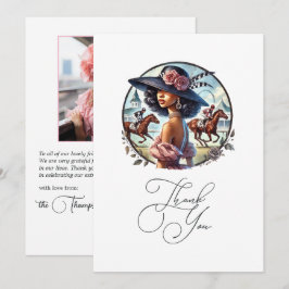 Bruiloftsinspiratie "Naar het altaar" Bruidscadeau Bedankkaart