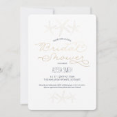 Bruiloftsinvitaties voor een strandbruiloft - Zees Kaart (Voorkant)