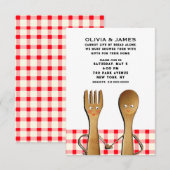 Bruiloftsinvitaties voor koppels kaart (Voorkant / Achterkant)