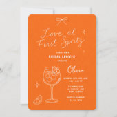 Bruiloftsinvitaties voor Love at First Spritz Kaart (Voorkant)