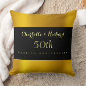 Bruiloftsjubileum cadeau 50 jaar kussen (Deken)