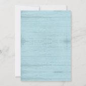 Bruiloftsjubileumfeest met zanddollars kaart (Achterkant)