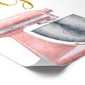 Bruiloftskaarten en -cadeaus voor de keuken met bl poster (Hoek)