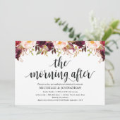 Bruiloftskaarten na de bruiloft in landelijke Bour Kaart (Staand voorkant)