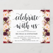 Bruiloftskaarten na de bruiloft in rustieke Bourgo