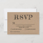 Bruiloftslied Verzoek Cassette Kracht RSVP Kaartje (Achterkant)