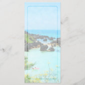 Bruiloftsmenu Beach St. Georges Bermuda Menu (Achterkant)
