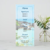 Bruiloftsmenu Beach St. Georges Bermuda Menu (Staand voorkant)