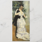 Bruiloftsmenu, City Dance, Renoir Menu (Achterkant)