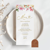 Bruiloftsmenu 'Liefde in Bloei' Menu
