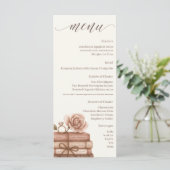 Bruiloftsmenu Nieuw Hoofdstuk Menu (Staand voorkant)